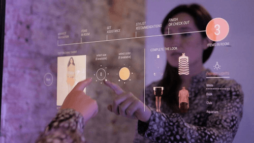 smart mirror touch screen