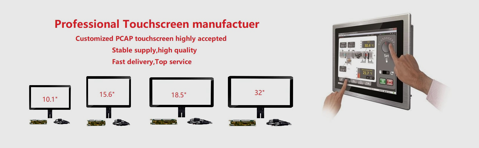 10.1-inch LCD screen