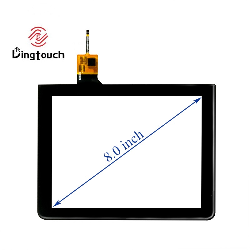 8-Inch EMI-Shielded Glass <a href=https://www.szdingtouch.com/new/capacitive-touch-screen.html target='_blank'>capacitive touch screen </a>Panel