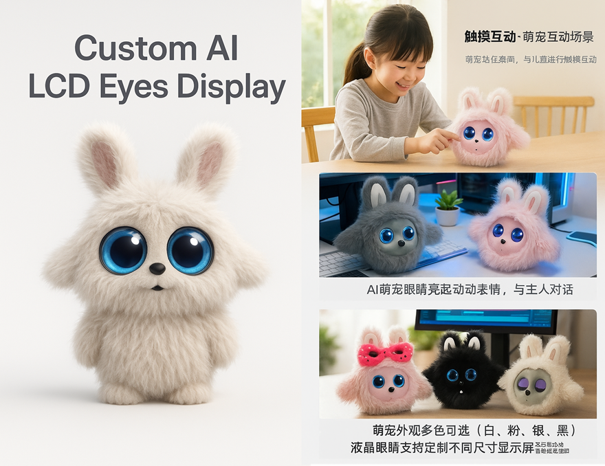 AI LCD Eyes Display solutions
