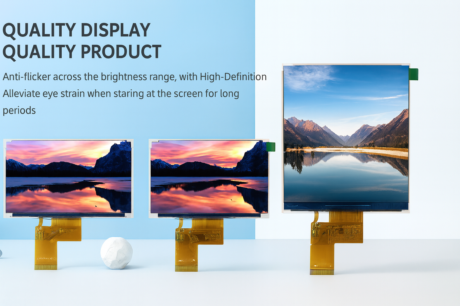 5.0-inch 1024×600 TDDI-Incell High-Brightness Touch Display — DINGTouch Wide-Temperature & High-Performance Solution