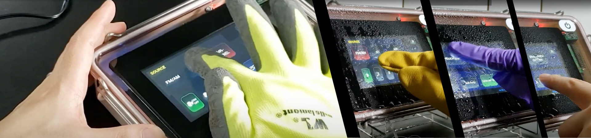 Precise Control — Even with Gloves On DINGTouch Waterproof & Anti-False-Touch Custom <a href=https://www.szdingtouch.com/new/touchscreen.html target='_blank'>touchscreen</a>, Engineered for Harsh Environments