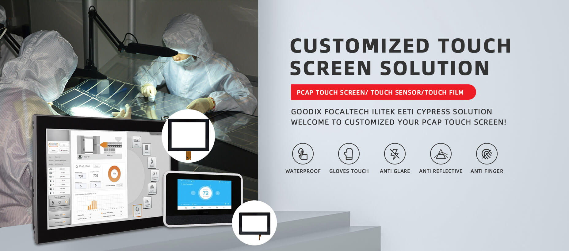 PCAP <a href=https://www.szdingtouch.com/new/touchscreen.html target='_blank'>touchscreen</a> Integration Guide: Critical Installation Tips for Reliable Performance