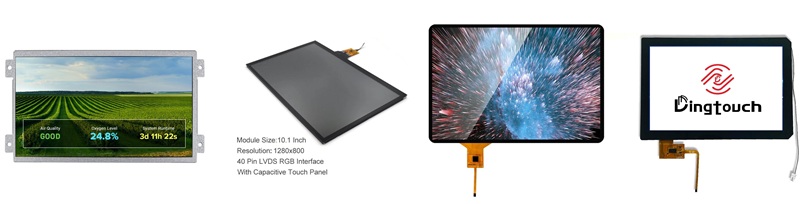 10.1 Inch IPS TFT LCD Touch Screen Display with HDMI & VGA Interface – Industrial-Grade Visual Solution by DINGTouch