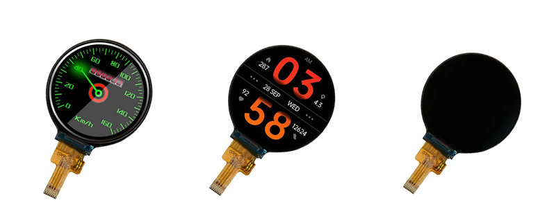 DINGTouch 1.12-Inch Round TFT LCD Module: Compact Circular Display Designed for Smart Devices and Next-Generation Interfaces