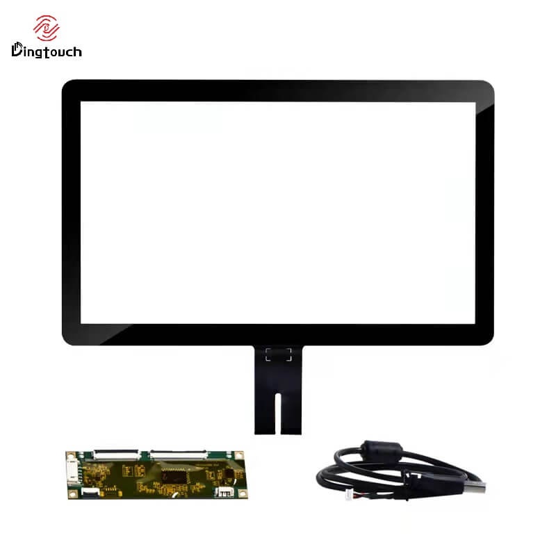 DINGTouch 23.8-Inch Industrial PCAP Touch Screen Panel – 10-Point Multi-Touch with ILITEK & EETI Controller Solutions