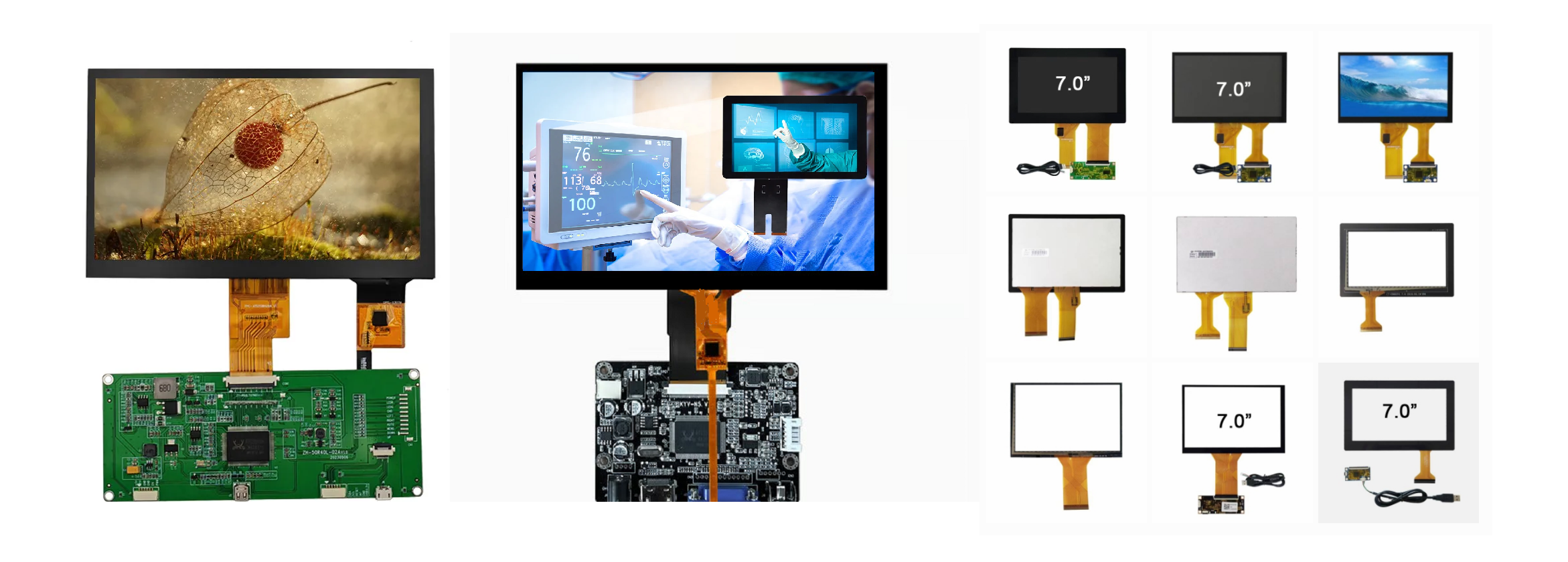 7 Inch Industrial PCAP Touch Display, 800×1280 Portrait IPS TFT LCD Module with 600 nits High Brightness